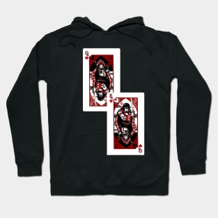 Queen and King of Hearts Hoodie